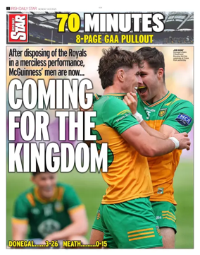 Cover of Irish Daily Star - Fanatic