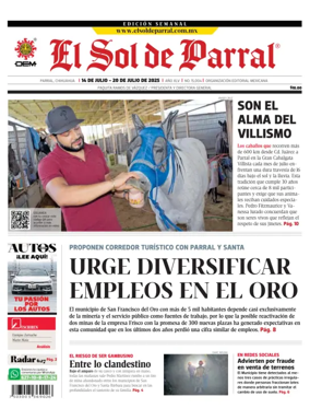 Cover of El Sol de Parral