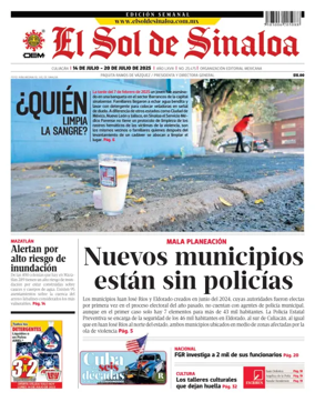 Cover of El Sol de Sinaloa