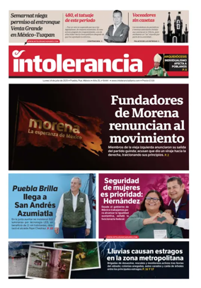 Cover of Intolerancia Diario