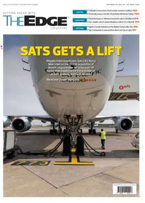 Cover of The Edge Singapore