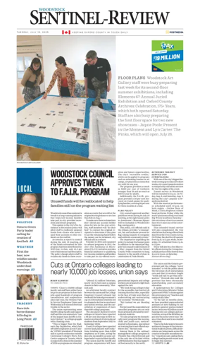 Cover of Sentinel-Review (Woodstock)