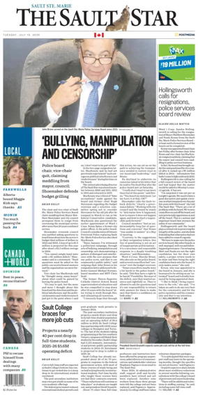 Cover of The Sault Star