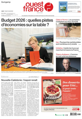 Cover of Ouest France (Guingamp)