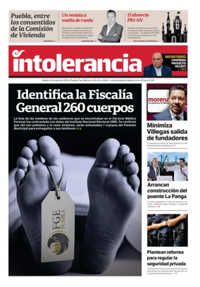 Cover of Intolerancia Diario