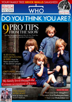 Cover of Who Do You Think You Are? Magazine