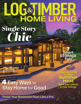 Cover of Log & Timber Home Living