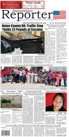 Cover of Sweetwater Reporter