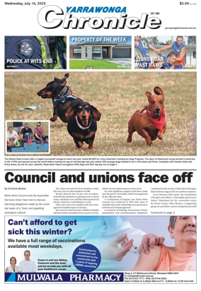 Cover of Yarrawonga Chronicle