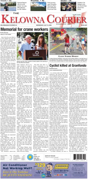 Cover of The Daily Courier