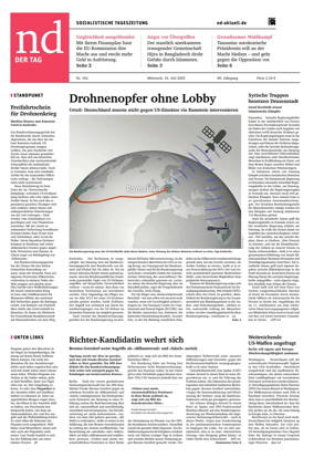 Cover of Neues Deutschland