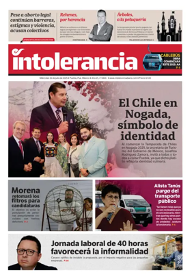 Cover of Intolerancia Diario