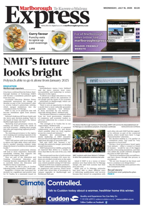 Cover of Marlborough Express