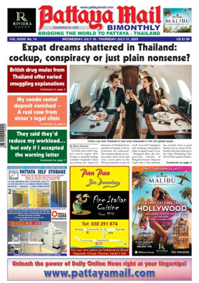 Cover of Pattaya Mail