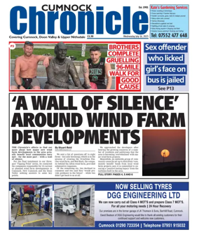 Cover of Cumnock Chronicle