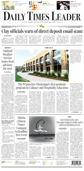 Cover of Daily Times Leader