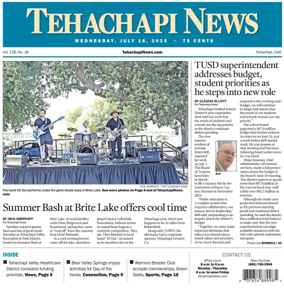 Cover of Tehachapi News