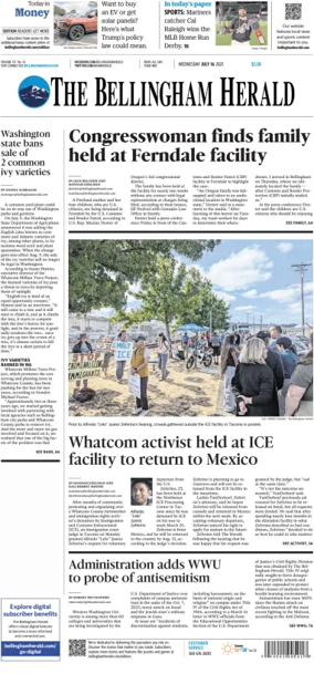 Cover of The Bellingham Herald