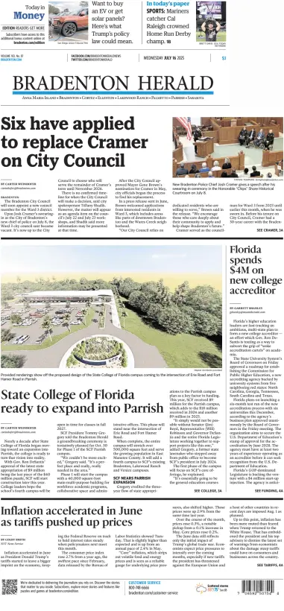 Cover of The Bradenton Herald