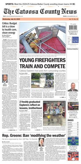 Cover of The Catoosa County News