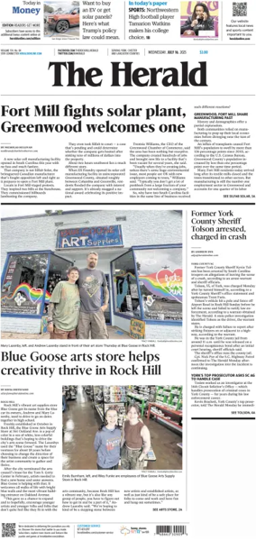 Cover of The Herald (Rock Hill)