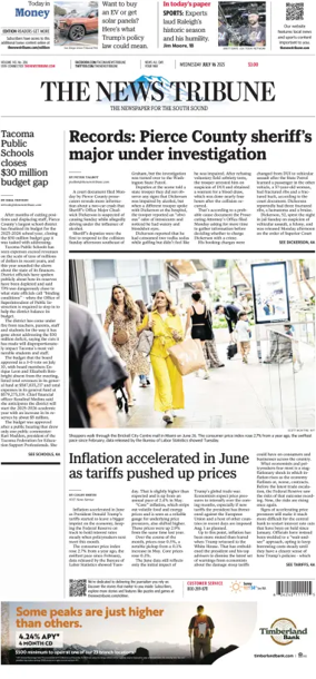 Cover of The News Tribune