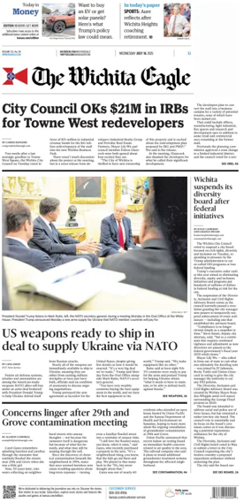 Cover of The Wichita Eagle