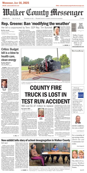 Cover of Walker County Messenger