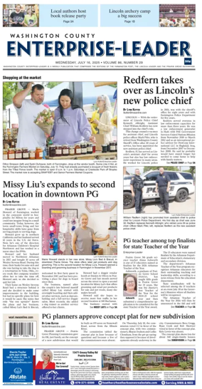 Cover of Washington County Enterprise-Leader