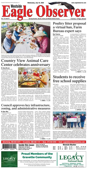 Cover of Westside Eagle-Observer