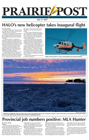 Cover of Prairie Post (East Edition)