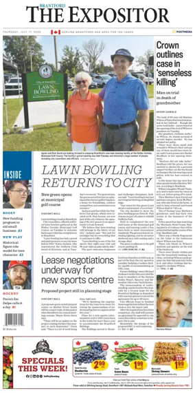 Cover of The Expositor (Brantford)