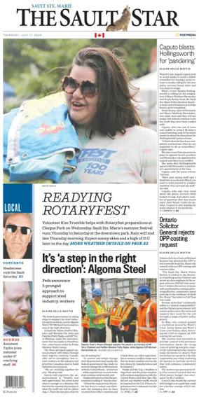 Cover of The Sault Star