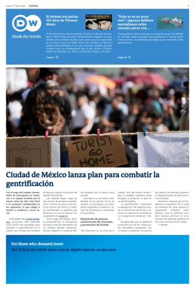 Cover of Deutsche Welle (Spanish edition)