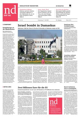 Cover of Neues Deutschland