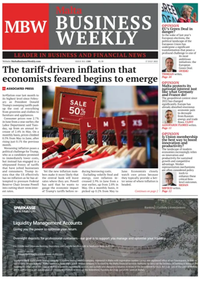 Cover of The Malta Business Weekly