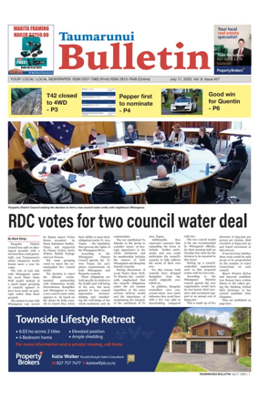 Cover of Taumarunui Bulletin
