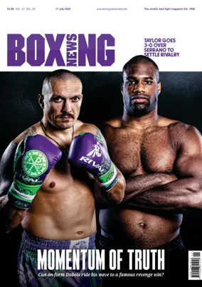 Cover of Boxing News