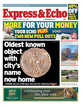 Cover of Express & Echo (City & East Devon Edition)