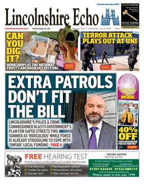 Cover of Lincolnshire Echo