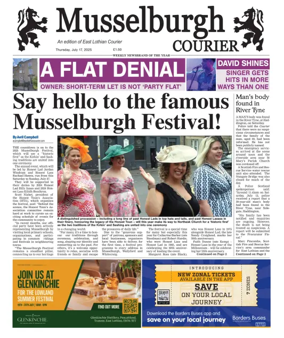 Cover of Musselburgh Courier