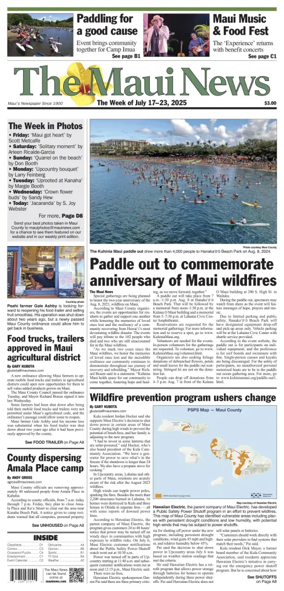 Cover of The Maui News - Weekender