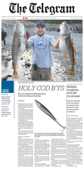 Cover of The Telegram (St. Johnâ€™s)