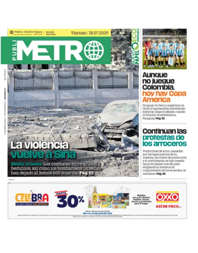 Cover of Publimetro Cali