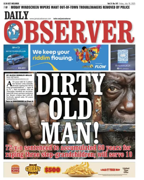 Cover of Daily Observer (Jamaica)
