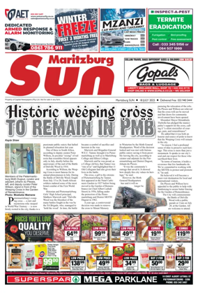 Cover of Maritzburg Sun (South Africa)