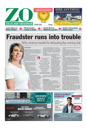 Cover of Zululand Observer - Weekender