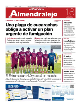 Cover of El Periódico de Almendralejo