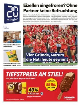 Cover of 20 Minuten - Basel