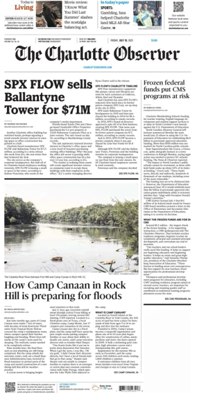 Cover of The Charlotte Observer